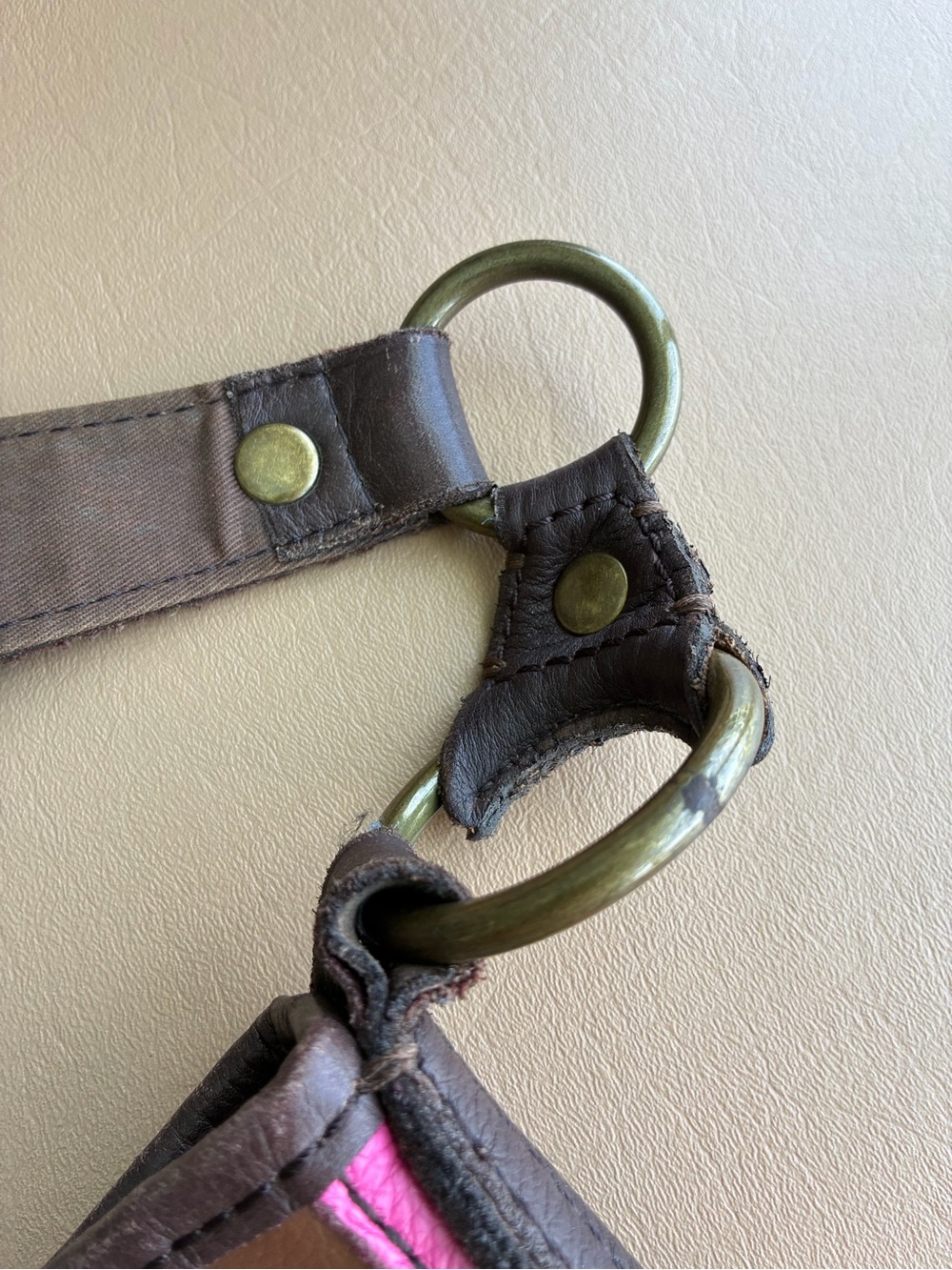 Lucky Brand Patchwork Leather Hobo Shoulder Bag - Picture 13 of 16